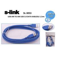 S-LINK SL-3053 AM TO AM USB 3.0 (1,5 метр) ДЕРЕКТЕР КАБЕЛІ