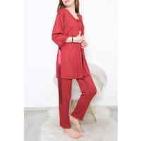 Dressing Gown Claret Red - 666.1287.