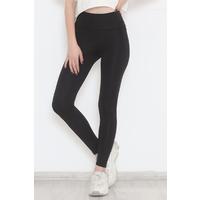 Raised Wide Belt Leggings Black - 1600.1702.