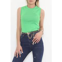 Zero Sleeve Knitwear Lightgreen - 922.1019.