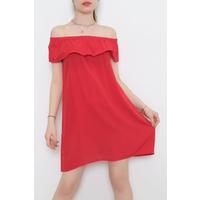 Shile Fabric Madonna Dress in Red - 1236.1095.