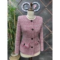 Bagel Collar Skirt Suit Fuchsia