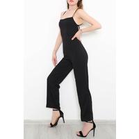 Back Lace Jumpsuit Black - 10763.631.