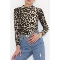 Süet Body Leopar - 11166.1005.