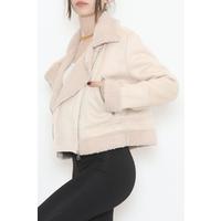 Suede Coat Beige - 838.1247.