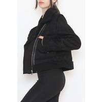 Suede Coat Black - 838.1247.