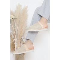 Suede Slippers Stone - 15561.264.