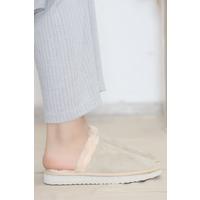 Suede Slippers Stone - 15561.264.