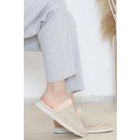 Suede Slippers Stone - 15561.264.