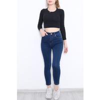 Super Lycra Denim Trousers Dark Blue2 - 9815.1431.