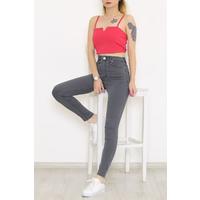 Super Lycra Denim Trousers Smoked - 9815.1431.