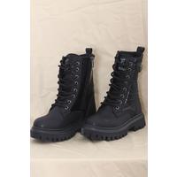 Stone Detailed Children's Boots Black - 12375.264.