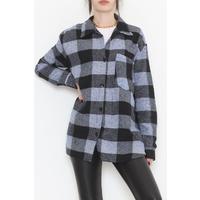 Single Pocket Shirt Blue Check - 11891.701.