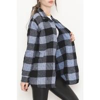 Single Pocket Shirt Blue Check - 11891.701.