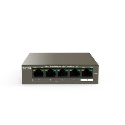 TENDA 5 Port (4 PoE) TEG1105P-4-63W 10/100/1000 Switch