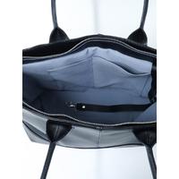 Tote Maxi made of genuine leather TM1002. BLACK