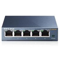 TP-LINK TL-SG105 5 Port 10/100/1000 Gigabit Switch (Siyah Çelik Kasalı)