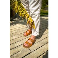 TRL001 Chekich Leather Slippers TABA