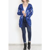 Triangle Pattern Pique Knit Cardigan Saks - 15167.1319.