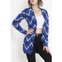 V Pattern Pique Knit Cardigan Saks - 15155.1319.