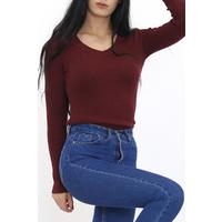 V Yaka Body Bordo - 7659.1319.