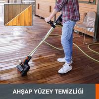 Worx Wa0290 Wg441E Ile Uyumlu Hassas Yüzeyler İçin 165Mm Temizlik Fırçası