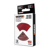 Worx Wa2004 100X50Mm 60, 80, 120 ұнтақ, 15 дана велкро әмбебап тегістеу қағаз жинағы