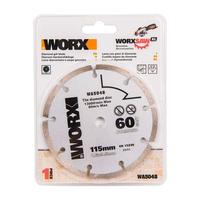 Worx Wa5048 115X9,5Mm Fayans, Seramik, Mermer Kesme Soketli Elmas Daire Testere Bıçağı