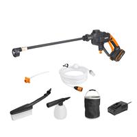 Worx Wg620E.2 20Вольт 2,0Ач. LiIon 24 бар қысыммен жууға арналған пистолет + 4 дана жууға арналған жиынтық