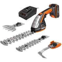 Worx Wg801E.5 20Volt 2.0Ah. LiIon Şarjlı Profesyonel Avuç İçi Çim Kesme, Çit Budama/Çapalama