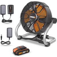 WORX WX095 20Volt 2.0Ah. Li-ion 242mm Profesyonel Hibrit Şantiye Fanı/Vantilatör