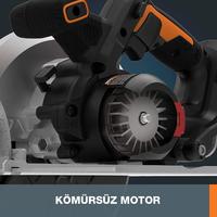 Worx Wx520 20Volt 4.0Ah. LiIon Kömürsüz Profesyonel Daire Testere