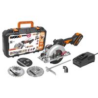 Worx Wx531 20Вольт 2,0Ач. LiIon 120 мм щеткасыз кәсіби көп мақсатты дөңгелек ара