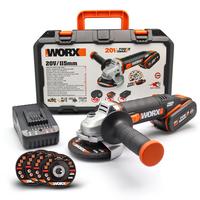 Worx Wx800.5 20Volt 4.0 Ah. LiIon 115Mm Profesyonel Şarjlı Avuç Taşlama