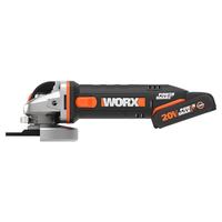 Worx Wx800 20Volt 2.0 Ah. LiIon Çift Akülü 115Mm Profesyonel Şarjlı Avuç Taşlama