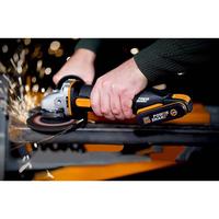 Worx Wx800 20Вольт 2,0 Ah. LiIon Dual Cordless 115Mm кәсіби сымсыз бұрышты тегістеуіш