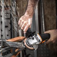 Worx Wx800 20Вольт 2,0 Ah. LiIon Dual Cordless 115Mm кәсіби сымсыз бұрышты тегістеуіш