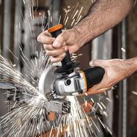 Worx Wx800 20Вольт 2,0 Ah. LiIon Dual Cordless 115Mm кәсіби сымсыз бұрышты тегістеуіш