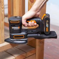 Worx Wx820 20Volt 2.0Ah. LiIon Profesyonel Devir Ayarlı Çok Amaçlı Şarjlı Zımpara