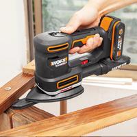 Worx Wx820 20Volt 2.0Ah. LiIon Profesyonel Devir Ayarlı Çok Amaçlı Şarjlı Zımpara