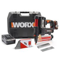 Worx Wx840 20Volt/2.0Ah. LiIon Şarjlı Profesyonel 1640Mm Zımba Ve 1550Mm Çivi Çakma + 2900 Adet Yedek Zımba Ve Çivi