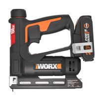 Worx Wx843 20Volt/2.0Ah. LiIon Şarjlı Profesyonel 614Mm Zımba Ve 15Mm Çivi Çakma + 3500 Adet Yedek Zımba Ve Çivi