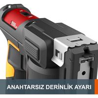 Worx Wx843 20Volt/2.0Ah. LiIon Şarjlı Profesyonel 614Mm Zımba Ve 15Mm Çivi Çakma + 3500 Adet Yedek Zımba Ve Çivi