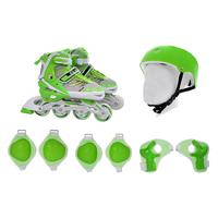 Xslide Inline Skate Set-ЖАСЫЛ