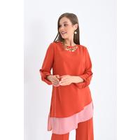 Tunic Set with Collar Necklace Tile