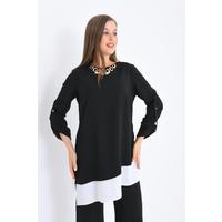 Tunic Set with Collar Necklace