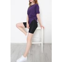 Side Slit T-Shirt Purple - 10771.275.