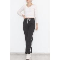 Side Stripe Sweatpants Black - 12328.1567.