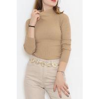 Yarım Balıkçı Fitilli Body Camel - 11201.1323.