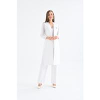 Linen Suit with Vest White